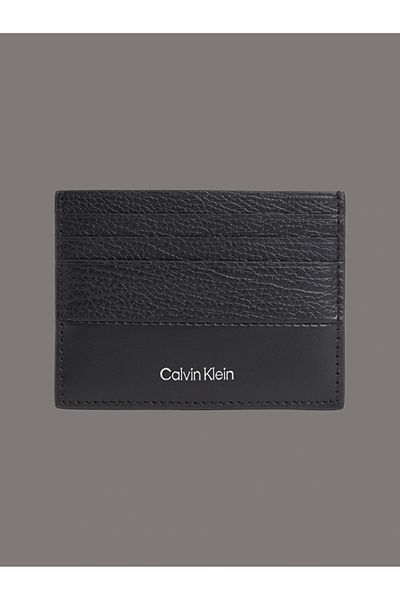 Calvin Klein Pánský černý držák na karty Subtle Mix