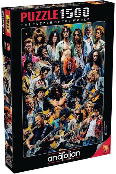 STOREMAX Ezg Puzzle - Rock Stars / 1500 Piece Puzzle, # 4580 Ezsnshop 1065757