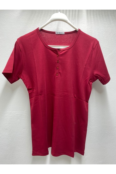 Ak Ench Cotton Solid Color Normal Fit Buttoned Lycra Cotton Ribbon Cotton Sho...