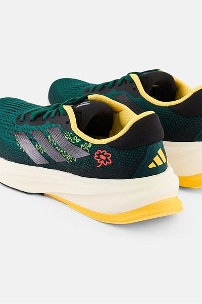 adidas Women Supernova Rise Earth Lace Up Running Shoes, Green