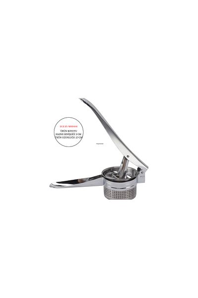 EceAksesuar Stainless Steel Potato Masher Large Chamber Potato Masher Fruit Masher Potato Masher Puree Maker