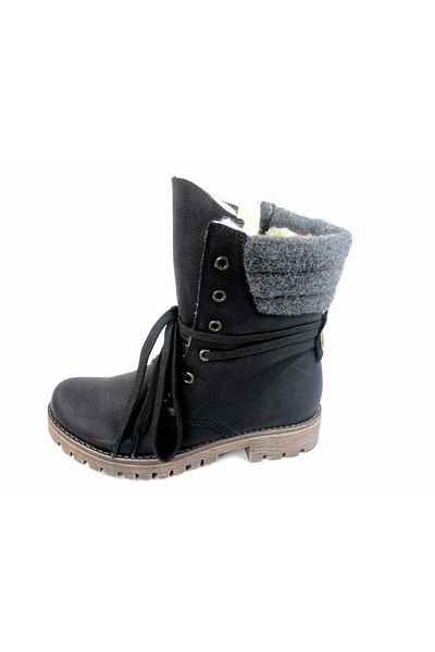 Rieker Schnür-Stiefeletten für Damen in schwarz