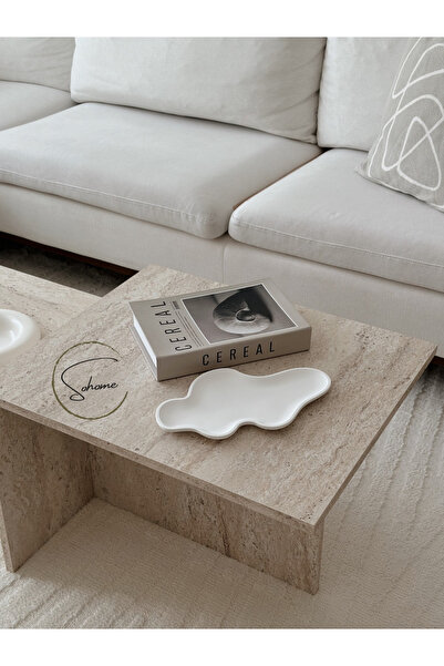 sohome decor Διακοσμητικό πιάτο Pinterest λευκό 30 εκ