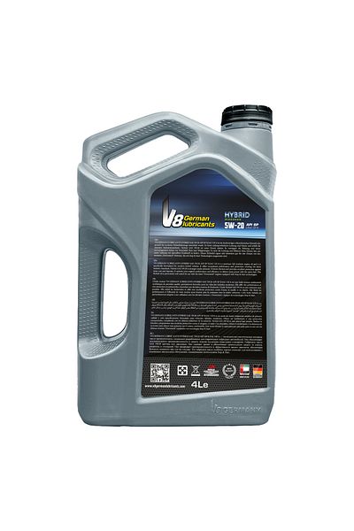 SAMER V8 HYBRID BIOGREEN 5W-20 Motor Oil - Full Synthetic Engine Oil API SP ILSAC GF-6 - 4L