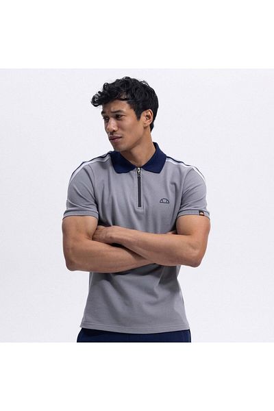 Ellesse Em169-1-Gr Polo Collar Men's T-Shirt - Gray