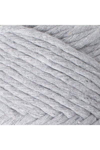 La Mia Yarn La Mia Boho Light Gray Twist Macrame Rope - L044