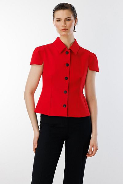 Ekol Polo Neck Buttoned Jacket