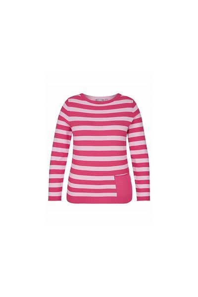 Rabe 1920 Rollkragenpullover für Damen v růžové barvě
