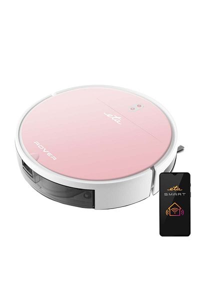 ETA Robot Aspirator Si Mop Rover 1248 90030, Li-ion 14.4 V/ 2600 Mah, Telecomanda, Tehnologie Smart