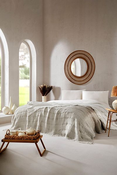 Özdilek Özdilek Aurea Double Muslin Bedspread 220X240 cm