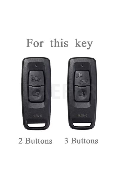 YıldızTuning Honda Pcx 150 125 2021-2022-2023-2024-2025 Key Case Cover Black-Gold