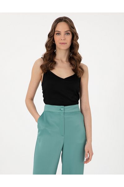 Pierre Cardin Black Regular Fit Blouse 50301166 -Vr046
