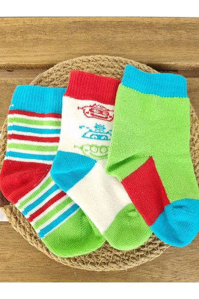 Pixter&Bro 3 Pairs Baby Cotton Cute Socks Set