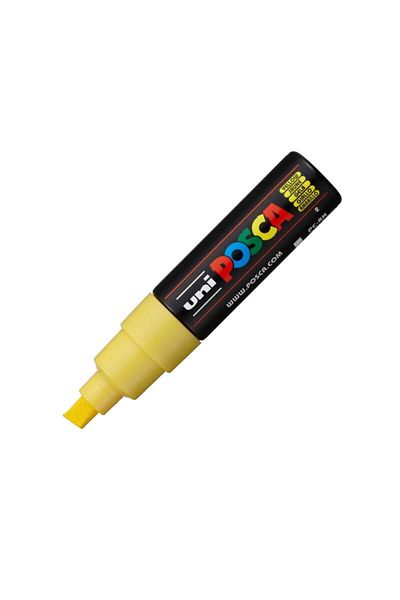 POSCA Pc-8k Paint Marker 8.0 Mm Beveled Tip - Yellow