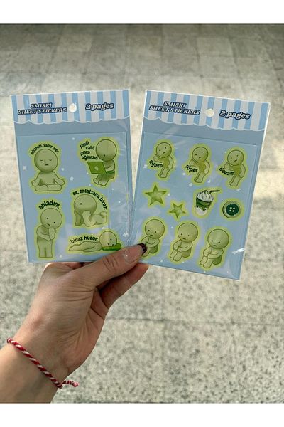 Planet Butik Smiski 2 Page Sticker