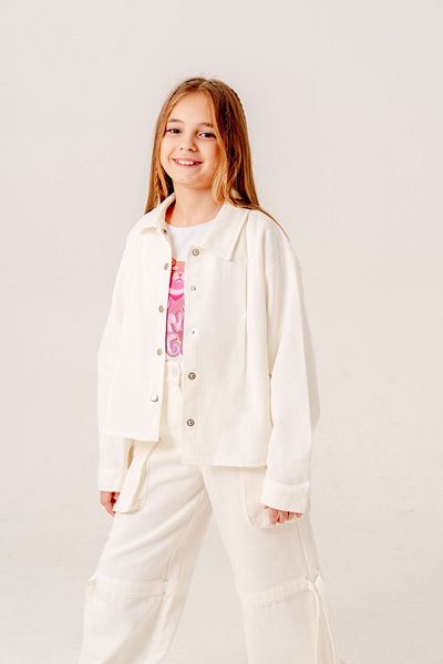 HAUSEkids 4-15 Years Old Sugar Cotto Girl's 3-Piece Set-Cream