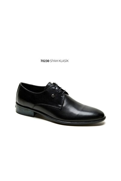 Pierre Cardin 70230 حذاء جلد كلاسيكي أسود