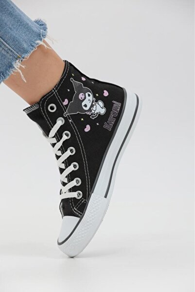 ellaboni Černé tenisky s potiskem Kuromi