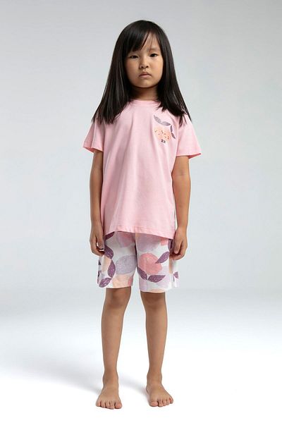 HAUSEkids 2-15 Years Happy Lemon Girl's Suit-Salmon