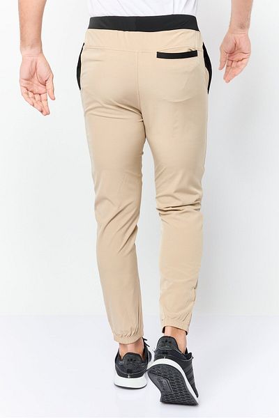 Mister Men Slim Fit Training Track Pants, Khaki