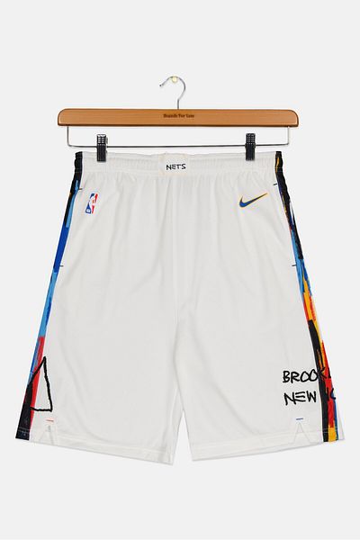 Nike X Nba Kids Boy Sportswear Fit Basketball Shorts, White