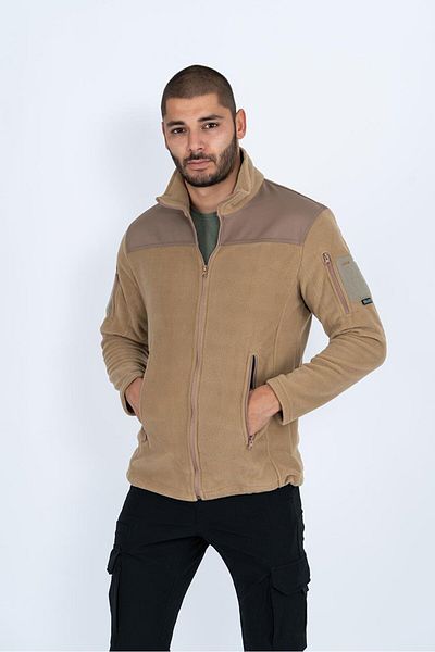 BİKATEX Ανδρικό παλτό από φλις Tactical Stand Collar - 321