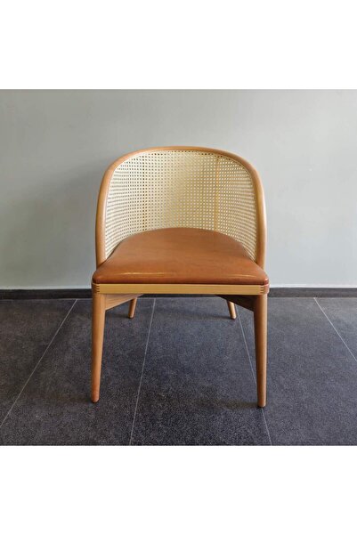 KleinHaus Furniture Vera Hazeranlı Ahşap Sandalye (Kişiselleştirilebilir Renk Seçenekleri)