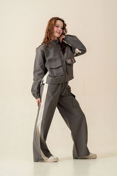 HAUSEkids 9-15 Years More Fearless Girl's Suit-Anthracite