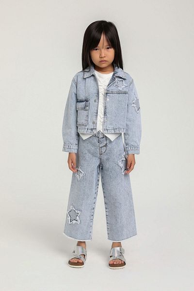 HAUSEkids 1-5 Years Old Magic Mussness Girl's Pants Suit-Blue