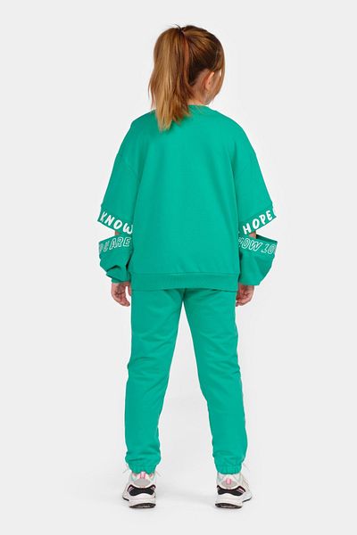 HAUSEkids 9-12 Years All Star Style Girls Seasonal Suit -Benetton Green-