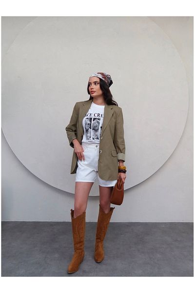 ESRAHELVACI Padded Linen Jacket