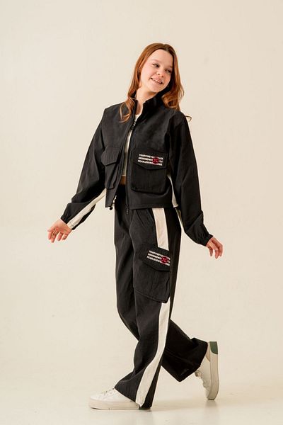 HAUSEkids 9-15 Years More Fearless Girl's Suit-Black