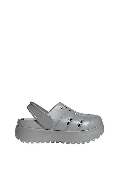 adidas Papuci de damă argintii Adılette Platformă Jq9879