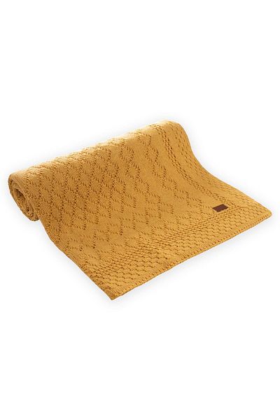 Cigit Mustard Yellow Florence Model Blanket - 80X100 cm