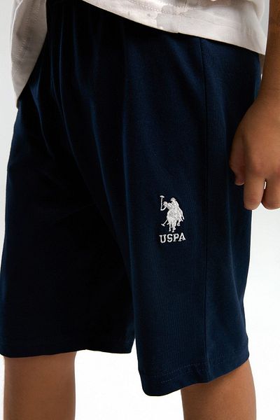 U.S. Polo Assn. 4-15 Years Old Licensed Us Polo Assn Boy's Team-Stone