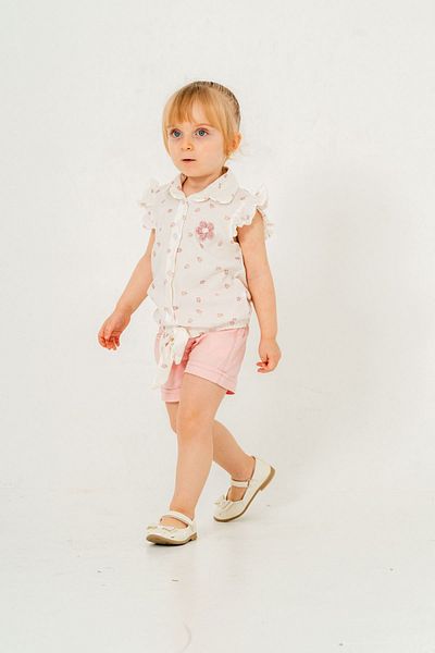 HAUSEkids 2-9 Years Flower Daisy Girl's Suit-Pink