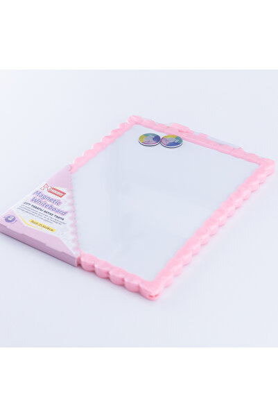Bimotif Mıknatıslı çift taraflı yazı tahtası, 21,5x28 cm Pembe