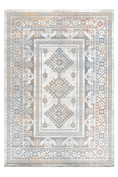 Efor Halı Paradise Gri Mavi Halı Modern Dokuma Halı Yumuşak Oturma Odası Salo...