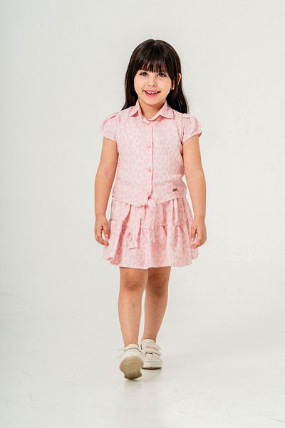HAUSEkids 2-9 Years Leo Park Design Girl's Suit-Pink