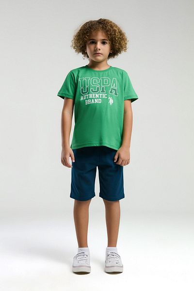 U.S. Polo Assn. 4-15 Years Licensed Us Polo Assn Boys' Suit-Green