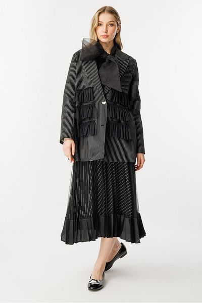 Ghisa Jacket Black Striped