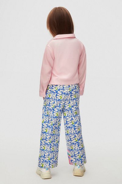 HAUSEkids 4-8 Years Colorful Bloom Girl's 3-Piece Set-Pink