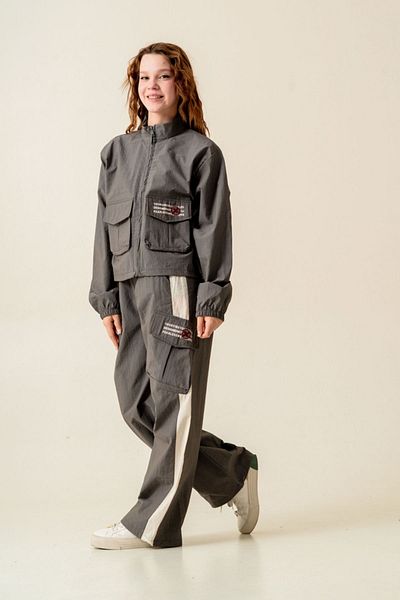 HAUSEkids 9-15 Years More Fearless Girl's Suit-Anthracite