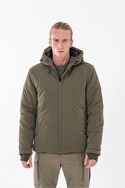 Combat Tactical Novo Outdoor Puffer Jacket με κουκούλα - 319