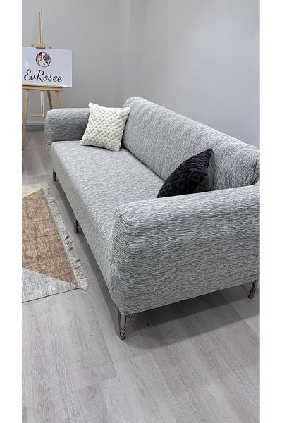 EvRosee Jacquard 3-Seater Sofa Cover Sofa Bed Sofa Seat Cover