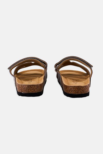 XOXO Women Slip On Sandals, Grey