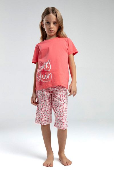 HAUSEkids 2-15 Years Flowers Date Girl's Suit-Coral