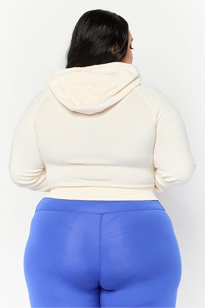 adidas Women Sportswear Fit Long Sleeves Outdoor Sweatshirt, Cream
