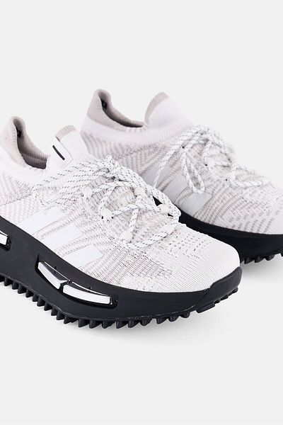 adidas Kids Boy Nmd S1 Lace Up Outdoor Shoes, White
