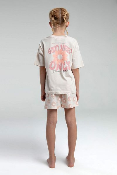HAUSEkids Girl's Suit-Beige Bottom - Top Suit